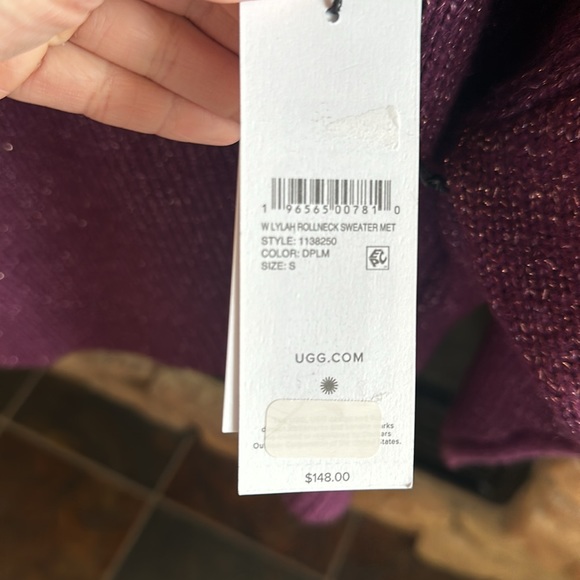 UGG Lylah Roll-neck Sweater Metallic - Picture 8 of 8